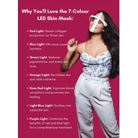 Hello Health 7 Colour LED Light Therapy Skin Mask